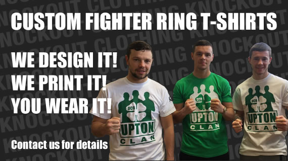 Custom Fighter Ring T-Shirts!